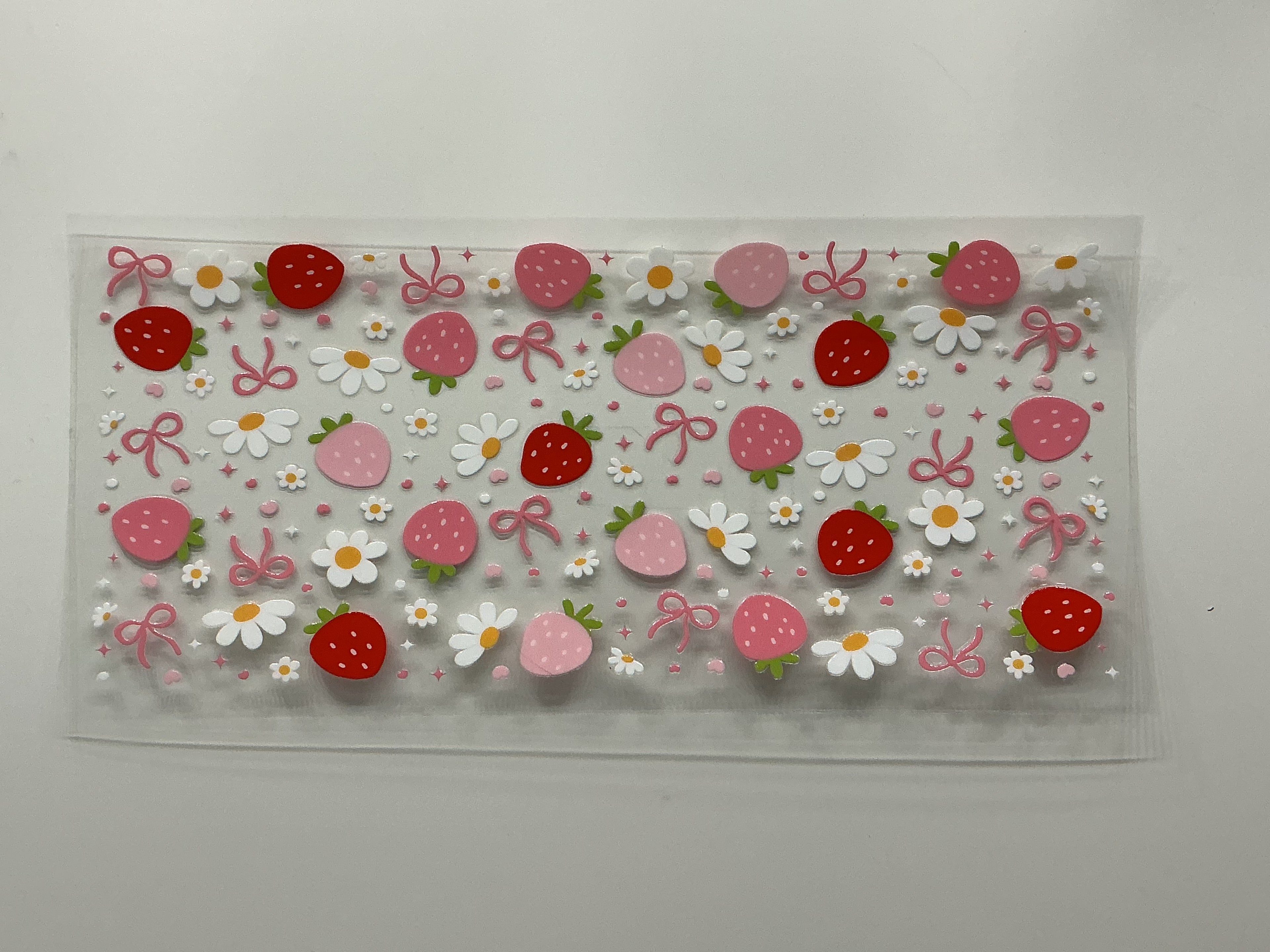 Strawberries, Bows & Flowers