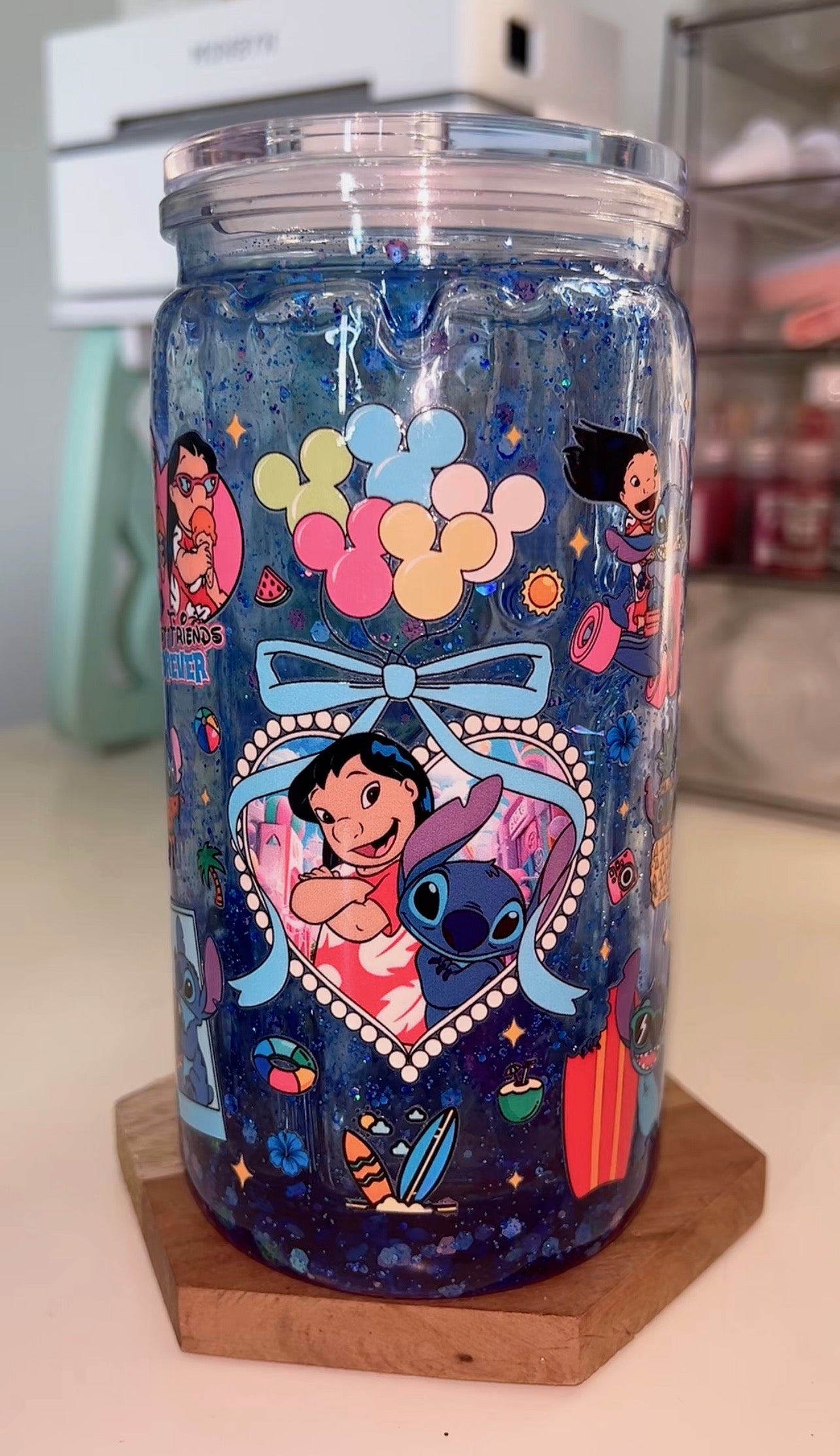 Premade Lilo & Stitch Drip Cup